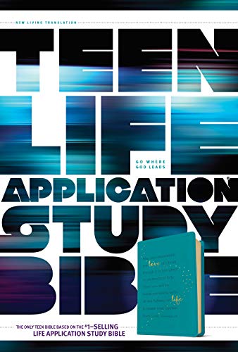 NLT Teen Life Application Study Bible (LeatherLike, Teal) [Leather / fine bindi]