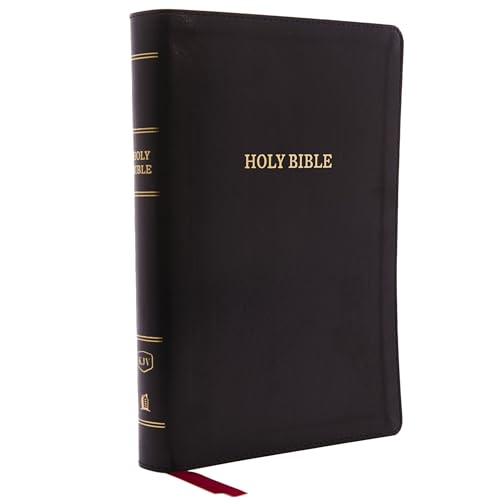 KJV Holy Bible: Giant Print with 53,000 Cross References, Deluxe Black Leatherso [Leather / fine bindi]