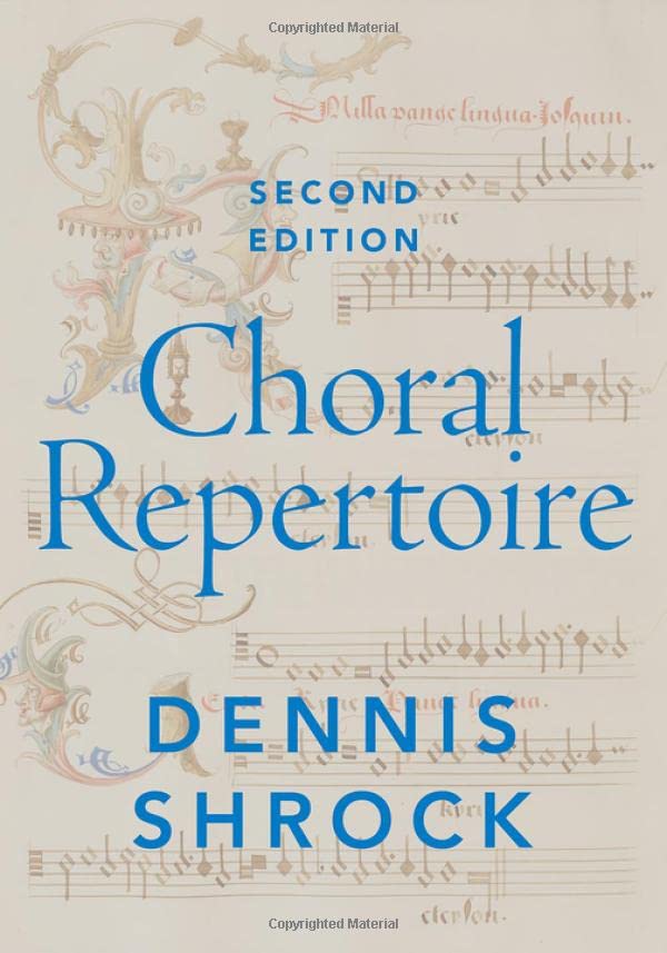 Choral Repertoire [Hardcover]