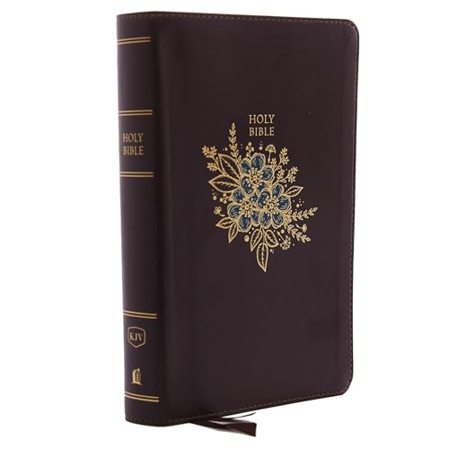 KJV Holy Bible: Personal Size Giant Print with 43,000 Cross References, Deluxe B [Leather / fine bindi]