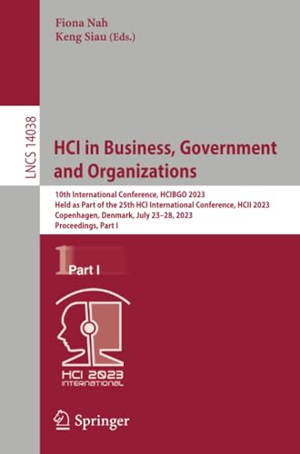 HCI in Business, Government and Organizations: 10th International Conference, HC [Paperback]