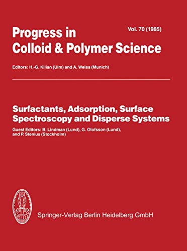 Surfactants, Adsorption, Surface Spectroscopy and Disperse Systems [Paperback]