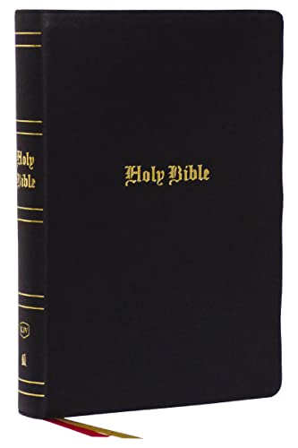 KJV Holy Bible: Super Giant Print with 43,000 Cross References, Black Genuine Le [Leather / fine bindi]