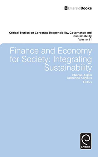 Finance And Economy For Society Integrating Sustainability (critical Studies On [Hardcover]