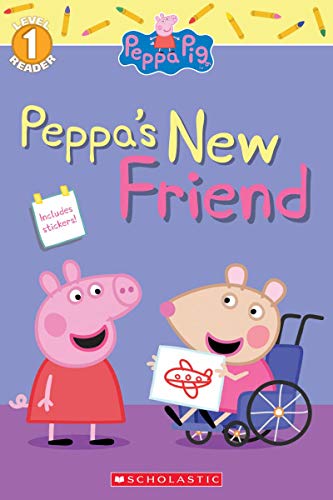 Peppa's New Friend (Peppa Pig Level 1 Reader with Stickers) [Paperback]