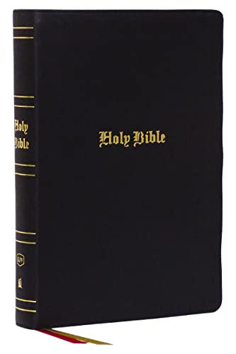 KJV Holy Bible: Super Giant Print with 43,000 Cross References, Black Genuine Le [Leather / fine bindi]