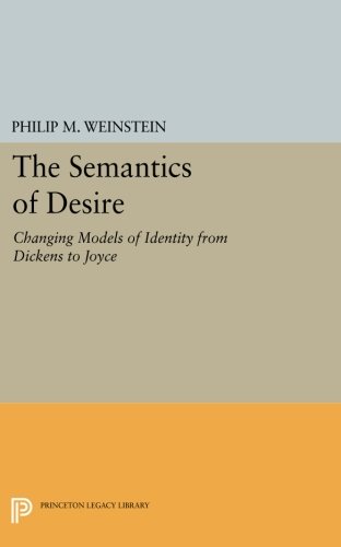 The Semantics of Desire Changing Models of Identity from Dickens to Joyce [Paperback]