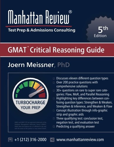 Manhattan Revie GMAT Critical Reasoning Guide [5th Edition] [Paperback]