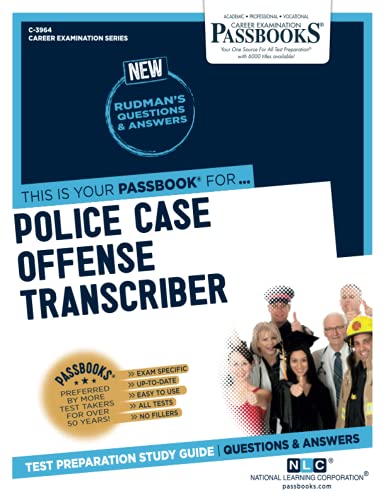 Police Case Offense Transcriber [Paperback]