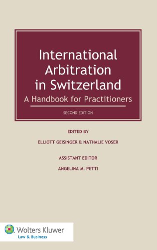 International Arbitration In Sitzerland, Second Edition Revised [Hardcover]