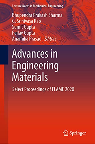 Advances in Engineering Materials: Select Proceedings of FLAME 2020 [Hardcover]