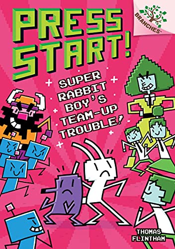 Super Rabbit Boys Team-Up Trouble!: A Branches Book (Press Start! #10) [Hardcover]