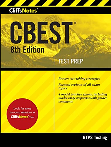 CliffsNotes CBEST, 8th Edition [Paperback]