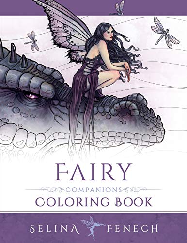 Fairy Companions Coloring Book - Fairy Romance, Dragons And Fairy Pets (fantasy  [Paperback]