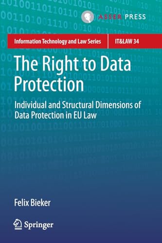 The Right to Data Protection: Individual and Structural Dimensions of Data Prote [Paperback]