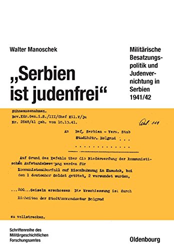 Serbien Ist Judenfrei [Paperback]