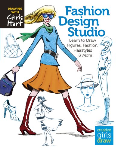 Fashion Design Studio: Learn to Draw Figures, Fashion, Hairstyles & More [Paperback]