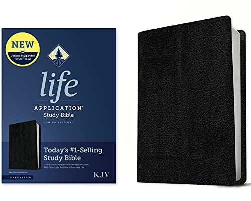 KJV Life Application Study Bible, Third Edition (Red Letter, Bonded Leather, Bla [Leather / fine bindi]