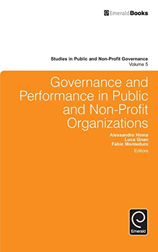 Governance And Performance In Public And Non-Profit Organizations (studies In Pu [Hardcover]