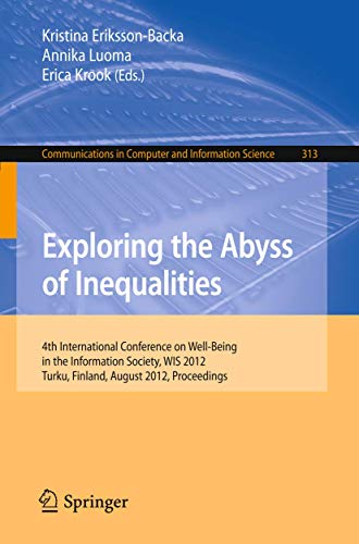 Exploring the Abyss of Inequalities 4th International Conference on Well-Being  [Paperback]