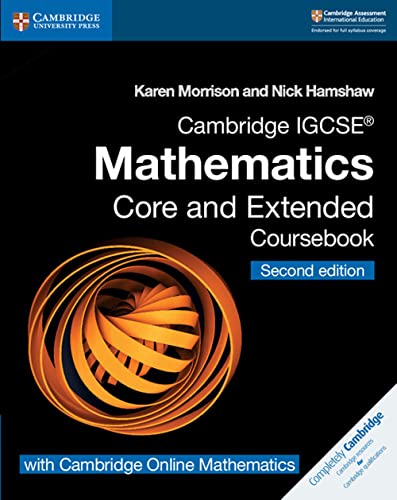 Cambridge IGCSE? Mathematics Coursebook Core and Extended Second Edition with Ca [Mixed media product]