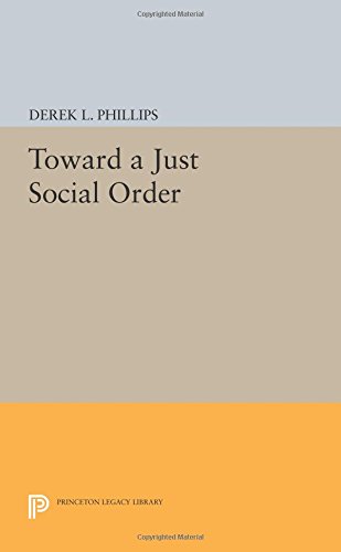 Toard a Just Social Order [Paperback]