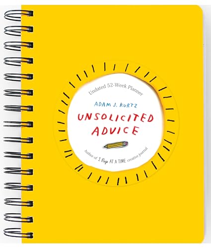 Unsolicited Advice Planner: Undated 52 Week Planner [Spiral bound]