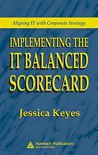 Implementing the IT Balanced Scorecard Aligning IT ith Corporate Strategy [Hardcover]