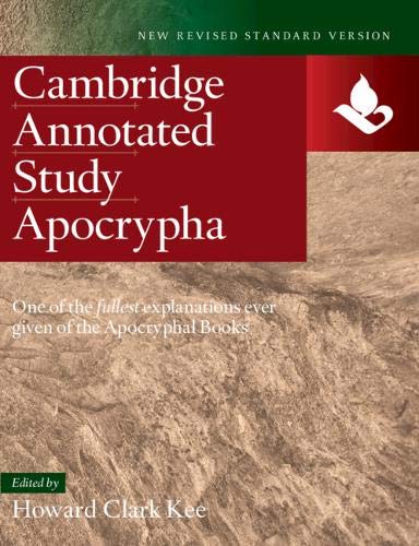 NRSV Study Apocrypha [Paperback]