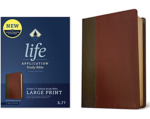 KJV Life Application Study Bible, Third Edition, Large Print (Red Letter, Leathe [Leather / fine bindi]