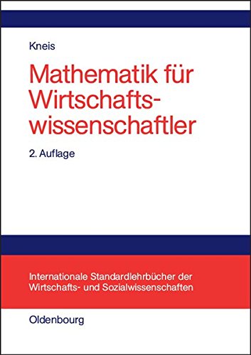 Mathematik Fr Wirtschaftsissenschaftler [Hardcover]