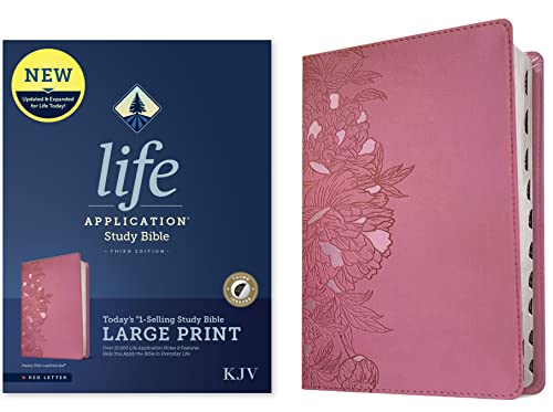 KJV Life Application Study Bible, Third Edition, Large Print (Red Letter, Leathe [Leather / fine bindi]