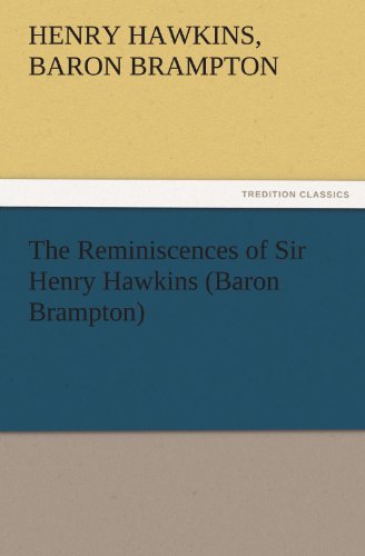 Reminiscences of Sir Henry Hakins [Paperback]