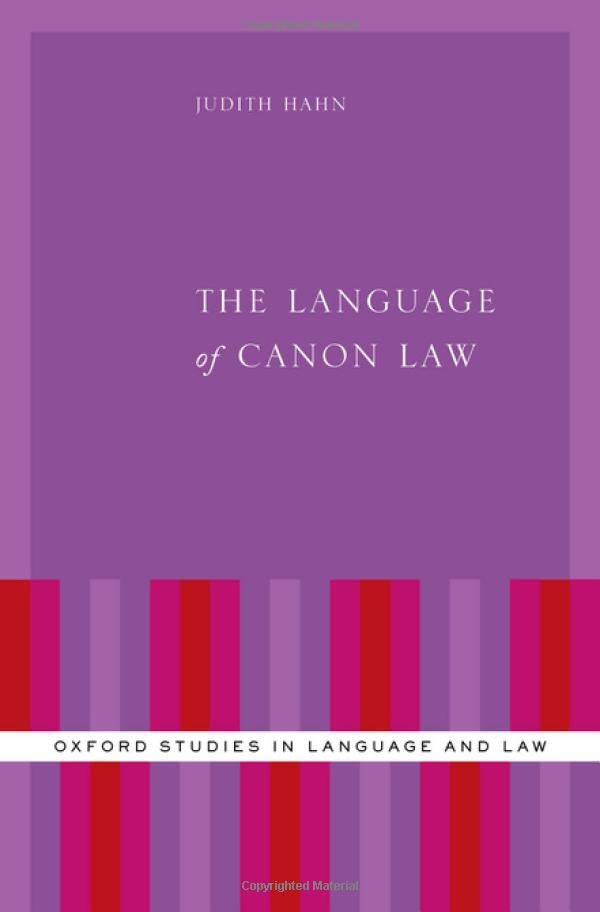 The Language of Canon La [Hardcover]