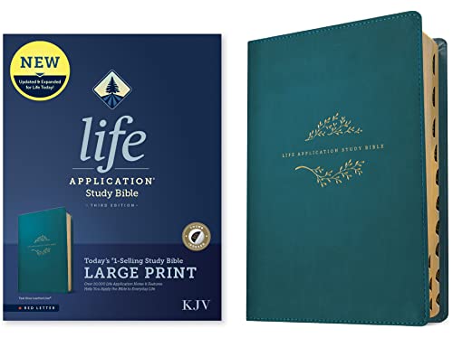 KJV Life Application Study Bible, Third Edition, Large Print (Red Letter, Leathe [Leather / fine bindi]