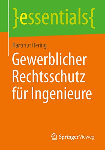 Gewerblicher Rechtsschutz fr Ingenieure [Paperback]