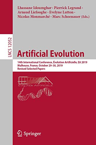 Artificial Evolution 14th International Conference, volution Artificielle, EA  [Paperback]