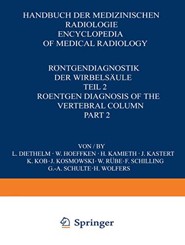 Rntgendiagnostik der Wirbelsule / Roentgen Di