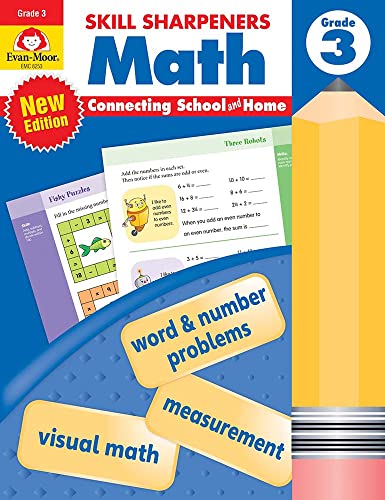 Skill Sharpeners: Math, Grade 3 [Paperback]