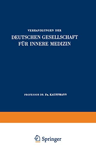 Einundsechzigster Kongress: Gehalten zu Wiesbaden vom 18.21. April 1955 [Paperback]