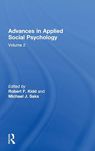 Advances in Applied Social Psychology Volume 2 [Hardcover]