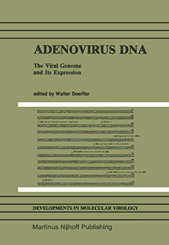 Adenovirus DNA: The Viral Genome and Its Expression [Hardcover]