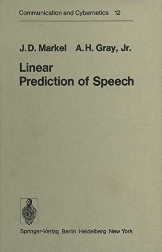 Linear Prediction of Speech [Paperback]