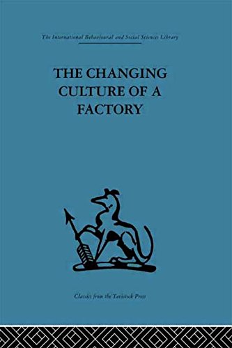 The Changing Culture of a Factory [Paperback]