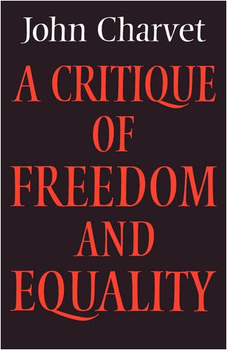 A Critique of Freedom and Equality [Paperback]