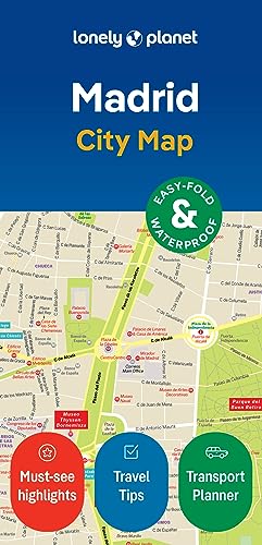 Lonely Planet Madrid City Map [Sheet map, folded]