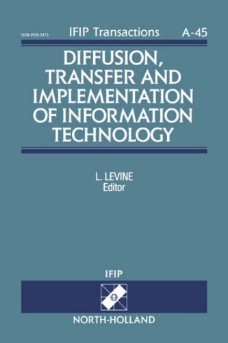 Diffusion, Transfer and Implementation of Information Technology [Paperback]