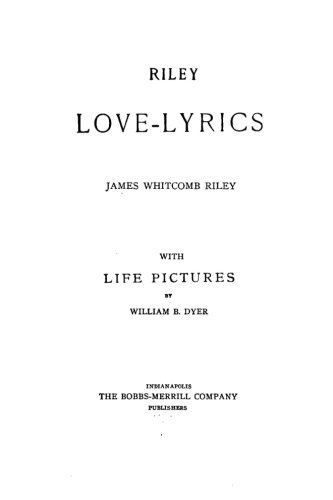 Riley Love-Lyrics [Paperback]