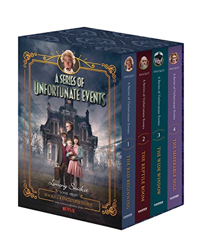 A Series of Unfortunate Events #1-4 Netflix Tie-in Box Set [Hardcover]