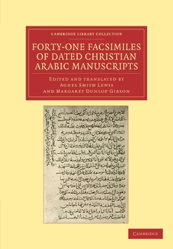 Forty-One Facsimiles of Dated Christian Arabic Manuscripts [Paperback]